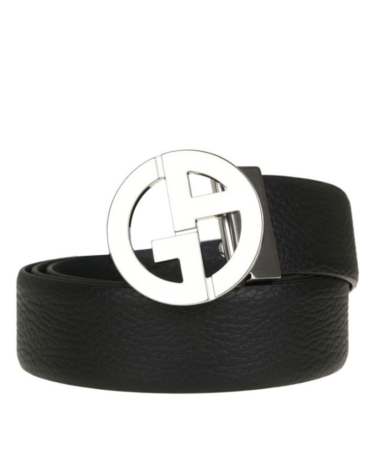 阿玛尼armani男士皮带黑色牛皮y2s119 115