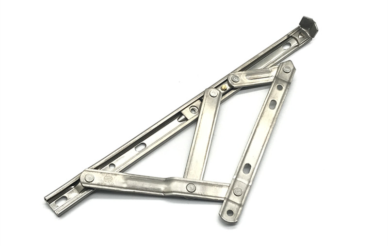 零越不锈钢上悬滑撑窗户撑杆铰链铝合金塑钢四连杆支架幕墙上翻窗支杆