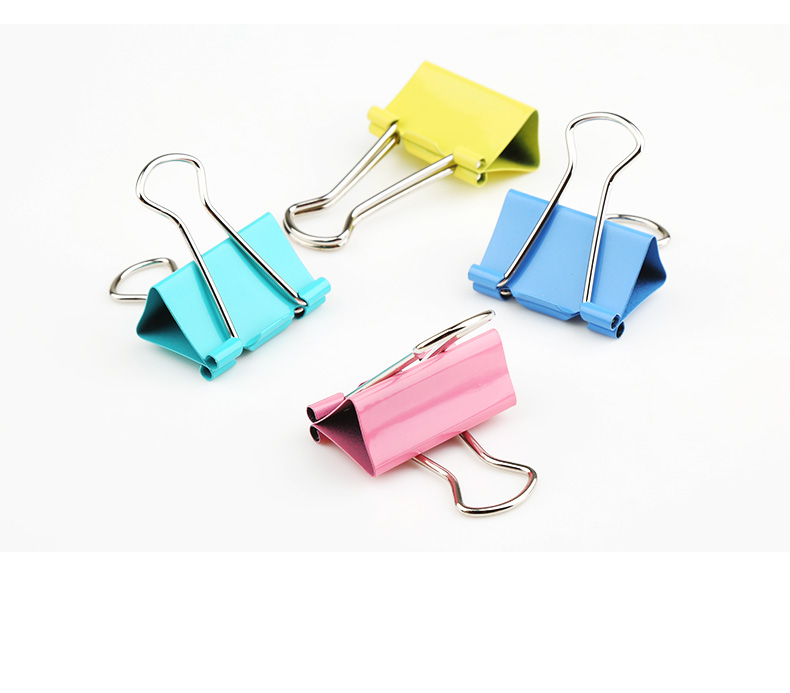 晨光(m&g) 长尾燕尾夹彩色大中小号凤尾夹票据夹文具文件小夹子办公