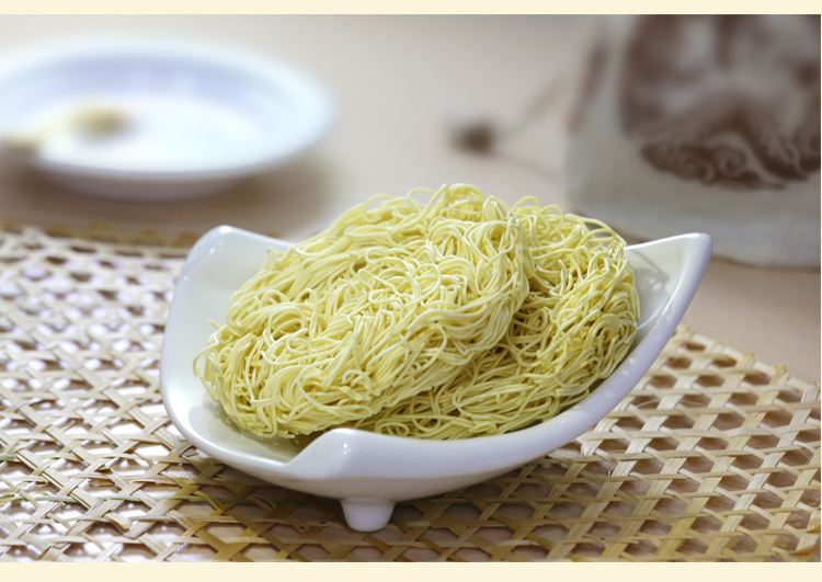 黎记 港式风味手工竹升面条 非油炸玉米面725克