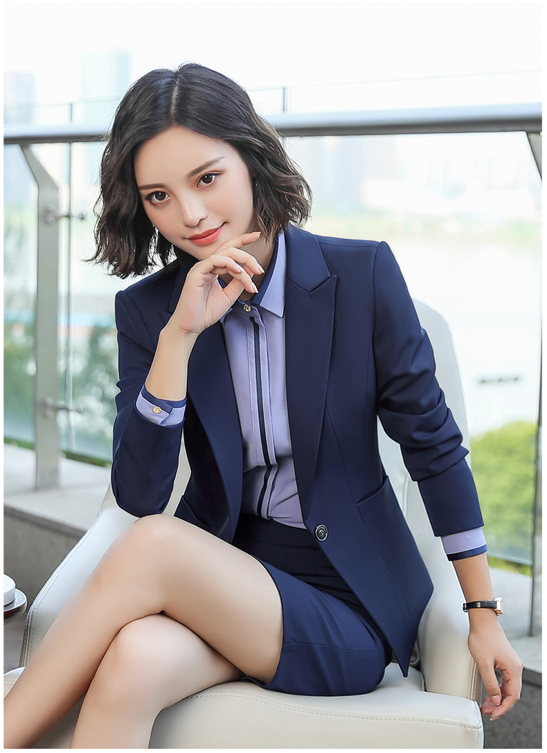 修身小西装女外套白领ol面试正装长袖女士西服银行经理文员工装工作服