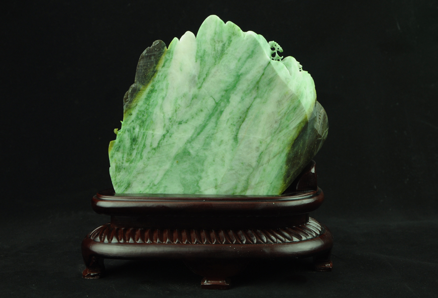 依玉定情 独山玉 谆谆教导摆件 1.8kg