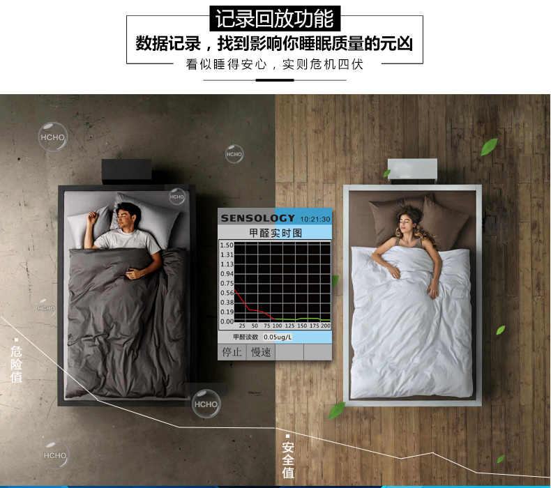思乐智甲醛检测仪家用甲醛测试仪测甲醛TVOC空气质量检测仪