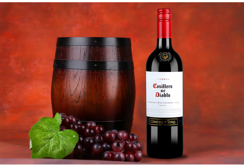 智利原瓶进口红酒 干露红魔鬼干红葡萄酒 750ml 一瓶装