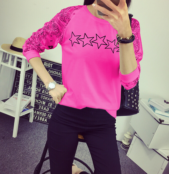 新品白色长袖t恤女简约印花圆领春秋打底衫j加绒加厚宽松运动上衣棉学生卫衣女秋冬潮 白色 L秋季款