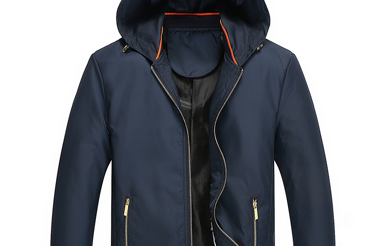 牧树人 2015秋季新款 潮流休闲韩版时尚修身连帽男士夹克外套 2517