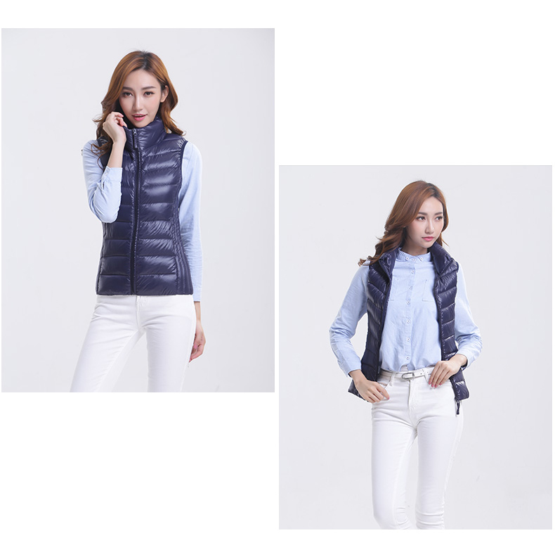 
                                        高梵 2015秋冬新款潮修身显瘦轻薄羽绒服马甲女短款时尚百搭女装外套 GM1510012A 橄榄绿 L/165                