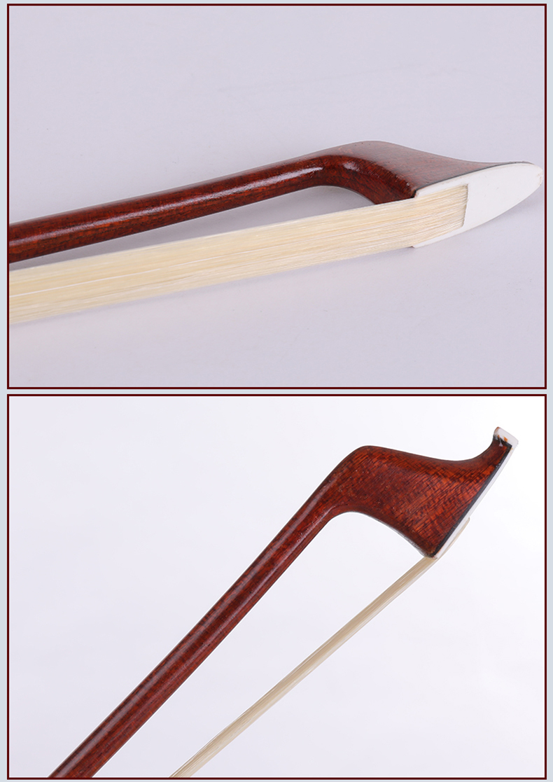 青歌 乐器g105木纹炭纤弓杆小提琴弓子纯马尾弓毛练习考级小提琴弓 g