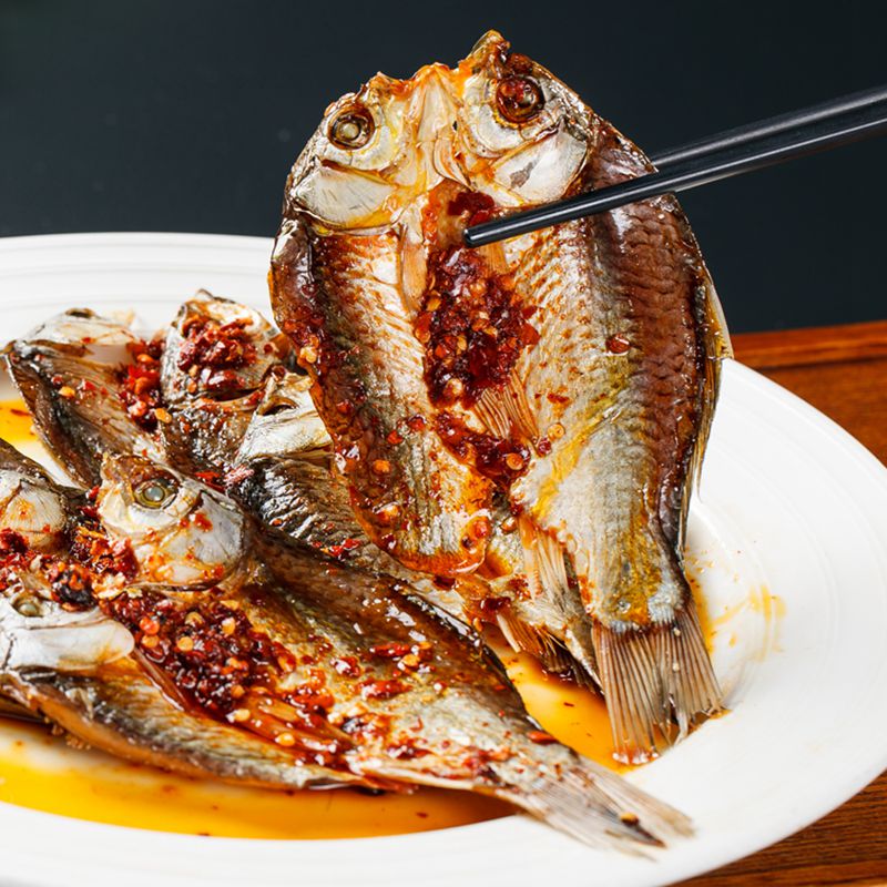 风干小鲫鱼 手撕风干鲫鱼 农家自制 咸鱼干 家庭酒店美味食材 大菜园