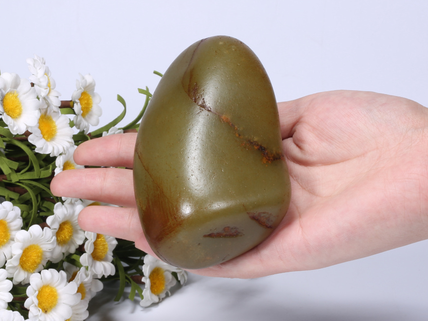 和田玉原石手把件499克 【珍宝世家】