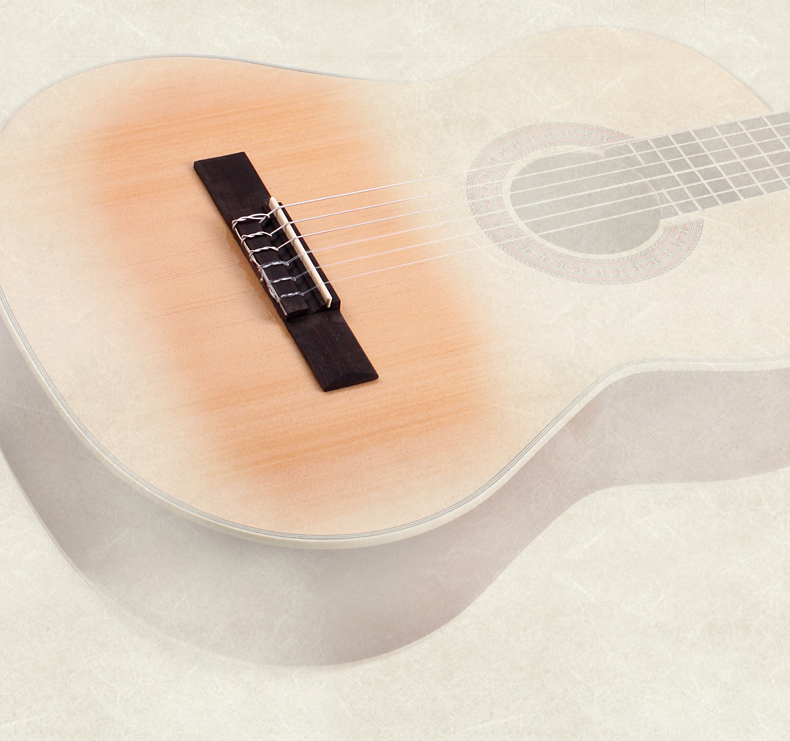 martinsmith39寸古典吉他电箱木吉它男女生入门全角尼龙弦旅行初学