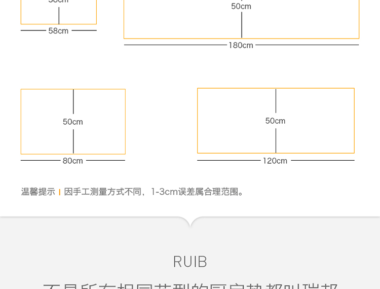 
                                                                                Rui.b厨房地垫长条防油防水地垫入户门垫进门床边脚垫家用易清洗蹭脚垫防滑垫 盘子刀叉 50*80cm                