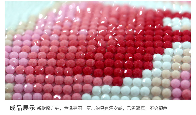 画时代新款魔方钻石画芈月传卡通人物圆钻贴钻十字绣客厅卧室书房挂画钻石绣 芈月A款 50*80厘米 免费补钻 Q版芈月