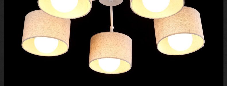 八度现代简约书房客厅灯卧室灯大气餐厅圆形北欧灯具灯饰 韩式吸顶灯