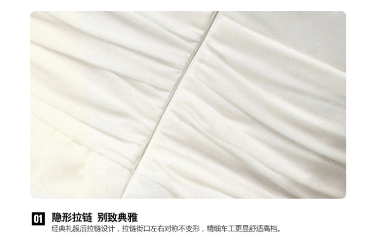
                                        露西迪奥雪纺连衣裙2017夏季新款韩版无袖V领修身显瘦大码中长款性感公主裙LY1511 白色 M                