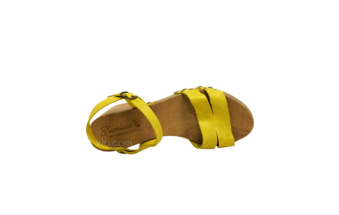 vero cuoio 小牛皮双一字带凉鞋 黄色 37