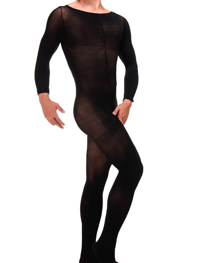 倾城鸟qingchengniao男士连体袜衣男士情趣丝袜情趣连体丝袜男士情趣