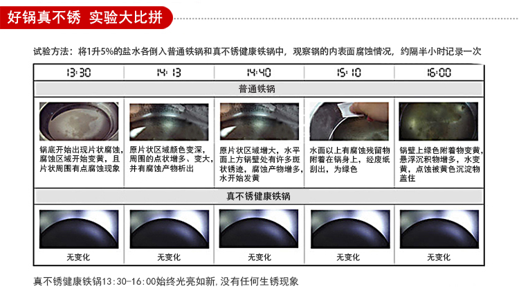 苏泊尔(SUPOR)铸铁炒锅真不锈铁锅 32cm无涂层生铁锅炒菜锅具电磁炉通用FC32L1