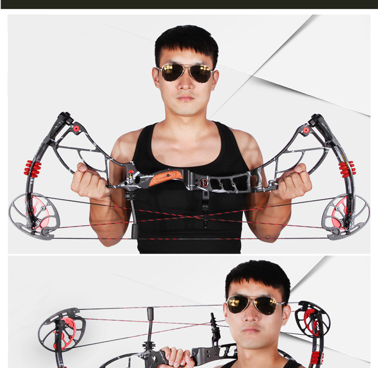 三利达 极点竞技用复合狩猎弓 射准狩猎礼品 竞技训练 弓箭比赛 极地