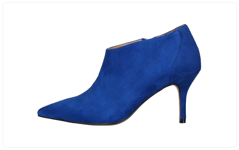 法国宝丽芙poriff 大牌潮流高跟鞋优雅细跟浅口女鞋女鞋 蓝色 36