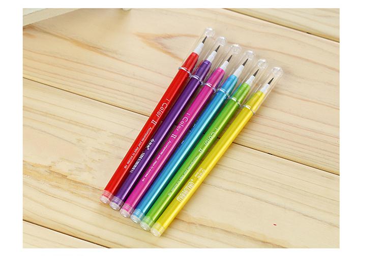 仁印 办公头铅笔下蛋笔小学生免削铅笔雅思考试导弹笔可爱卡通铅笔 小