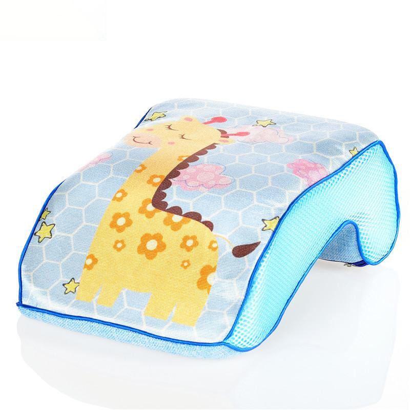 趴趴枕午睡枕儿童趴睡枕夏季冰丝小学生趴着睡觉的枕头 冰丝猫 32x24x