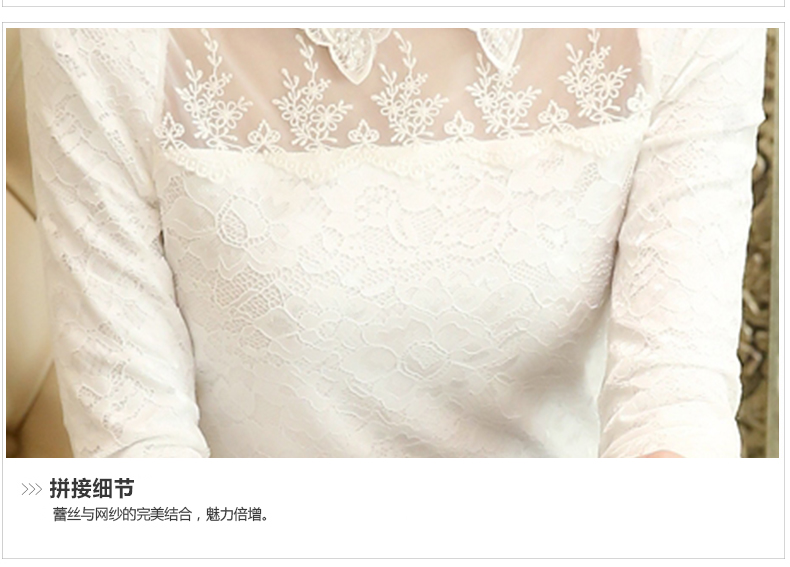 欧裳霓2016春季新款圆领修身显瘦复古雪纺长袖衬衫 女 春OT2025 B款白色 XL