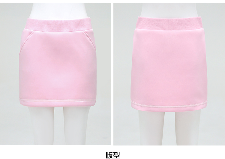 COCOBELLA 2016秋装新品欧美运动防走光太空棉显瘦半身裙DS184 黑色 M