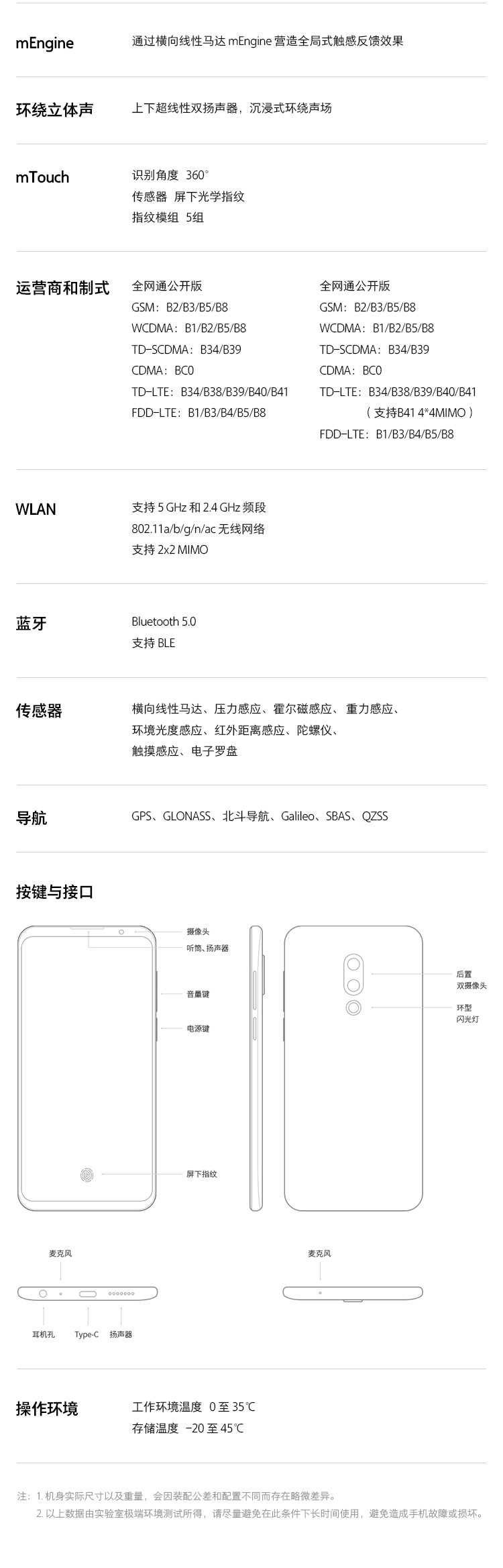 魅族（MEIZU） 魅族16th Plus 游戏手机 极光蓝 全网通(8G+256G)