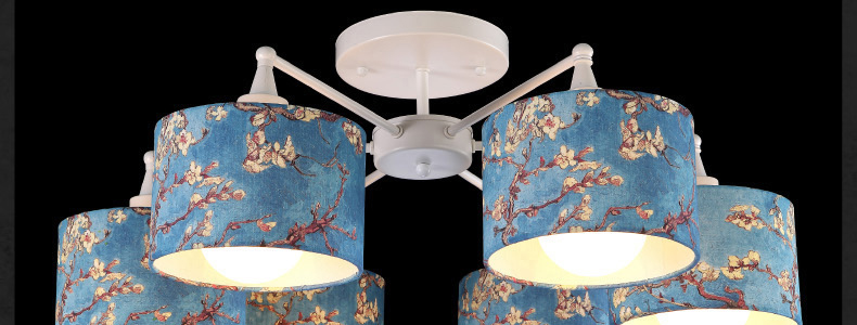 八度现代简约书房客厅灯卧室灯大气餐厅圆形北欧灯具灯饰 韩式吸顶灯