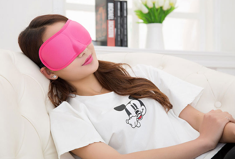 3d立体剪裁眼罩遮光男女睡觉透气护眼罩 黑色