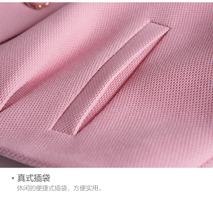 OSA欧莎秋冬新款女装 抽褶两侧真口袋箱型短外套 玫紫色 M