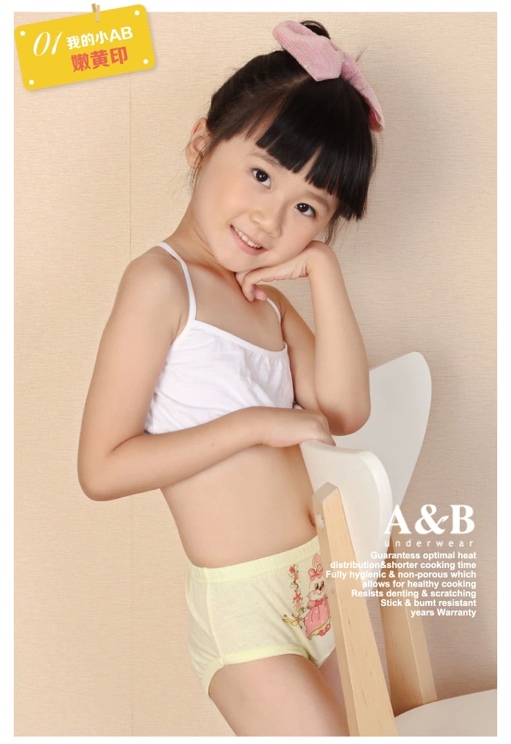 小ab精梳棉卡通印花男女童三角裤女童内裤3029女童颜色随机xxxs