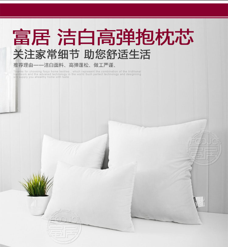 
                                        富居 抱枕芯 （腰靠） 45*45cm适用于45*45cm抱枕套                