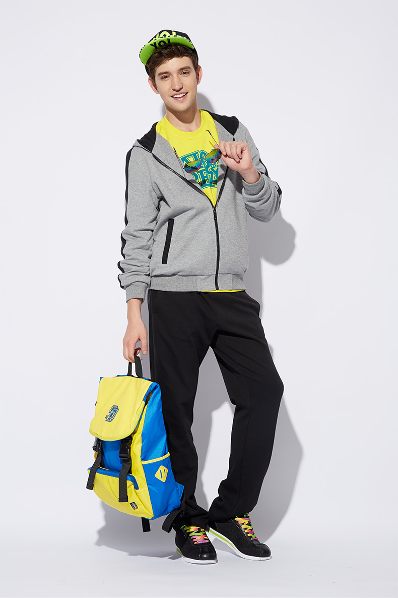 赛琪男装运动套装男士运动装开衫连帽针织休闲运动套装 黑色-02 xl