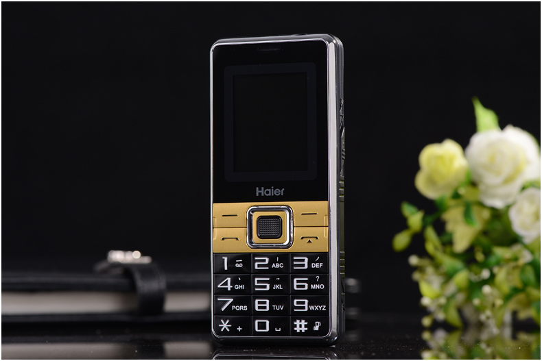 海尔 (Haier) A110 移动/联通2G 老人手机直板 双卡双待 钢琴白