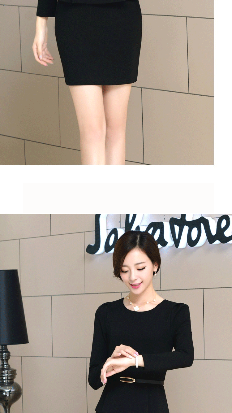 曼舞轻影长袖秋装连衣裙2015秋款女装针织连衣裙秋8869 绿色 XL