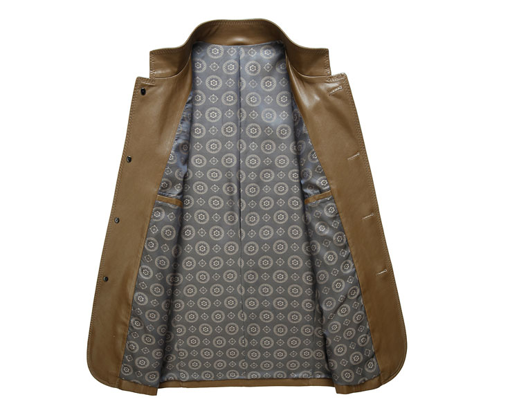 丹杰仕 秋冬新品商务休闲男士仿真皮皮衣西装 修身机车皮夹克男士皮衣