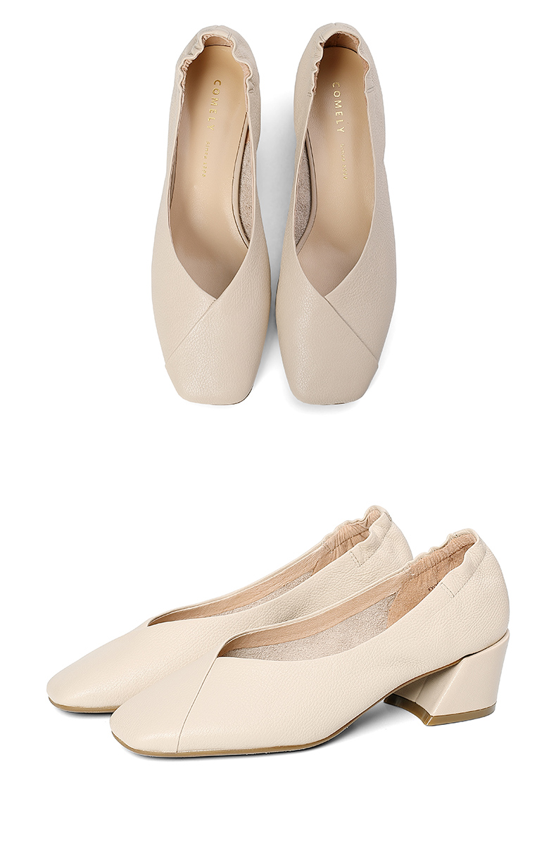 底高跟鞋单鞋女 米色 36 商品编号:28970786941 店铺: 康莉女鞋旗舰店