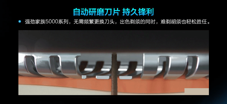 
                                        飞利浦（PHILIPS） 电动剃须刀刮胡刀男士胡须刀txd三刀头须刀全身水洗电须刀 S5077/03                