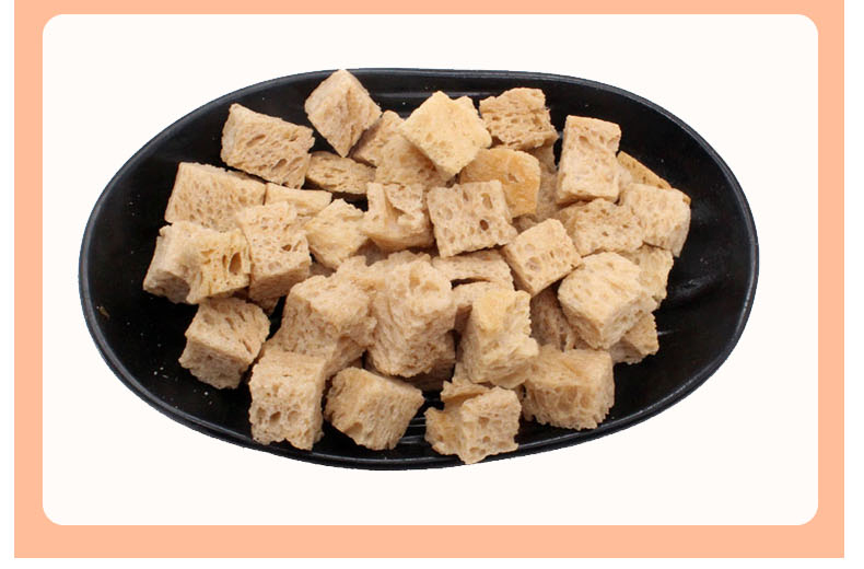 河南烤麸丁面筋丁凉拌菜素食烤麸脱水面筋干货火锅食材1kg