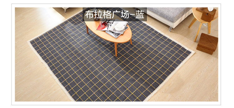 
                                        凝爱家纺 棉线条纹地垫 室内垫 吸水浴室垫进门脚垫防滑垫门垫 卡布奇诺 定做130元/平方                