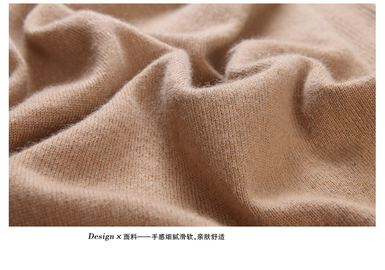 绒仕拉秋冬新款圆领羊绒连衣裙女修身显瘦长款纯色带兜套头毛衣针织衫女时尚百搭羊毛衫打底衫 黑色 L