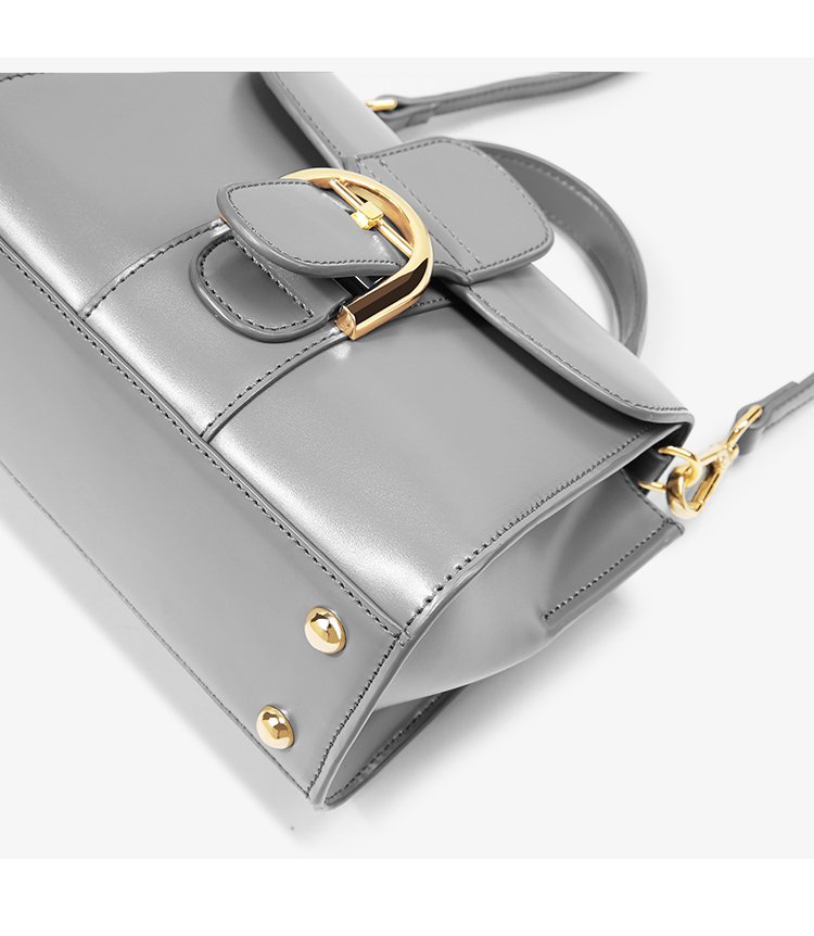 coupdefoudre轻奢cdf名品专柜款2018春夏新款真皮头层牛皮单肩手提包