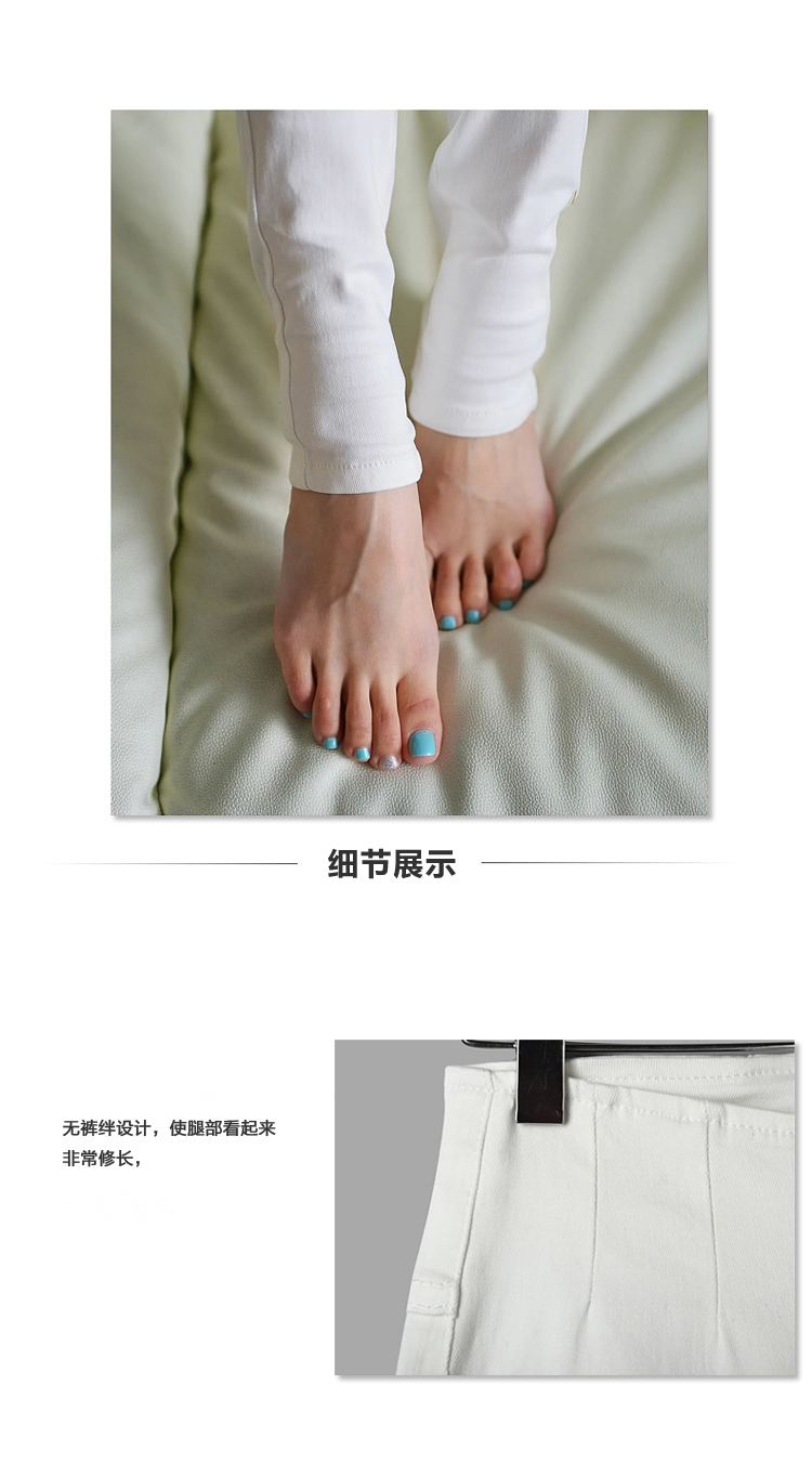 
                                        衫蔻 女装2017潮弹力紧身高腰牛仔裤女微喇裤显瘦九分喇叭裤子黑色 黑色(不加绒) 29码                
