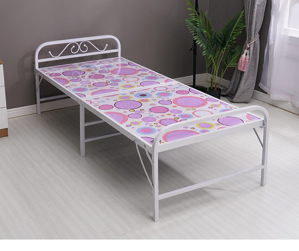 jd物流速发怡辰思特折叠床单人床钢丝床两折床铁艺床午休床陪护床简易