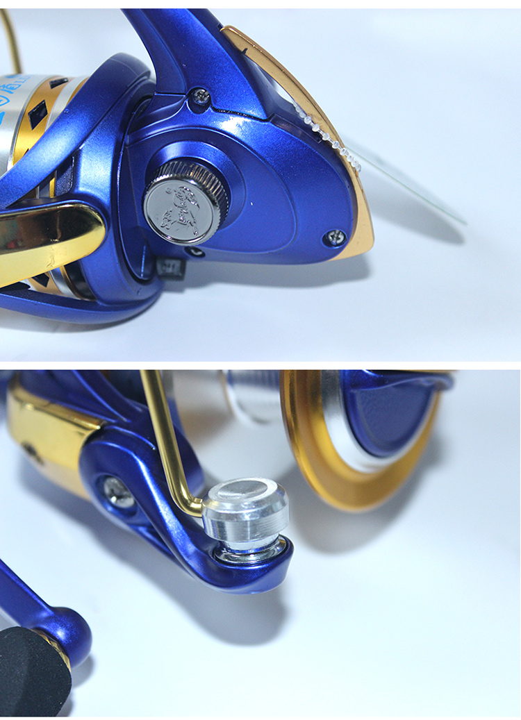 狼王 渔轮纺车轮10 1轴全金属线杯鱼轮路亚轮渔线轮蓝盾3000/4000海钓