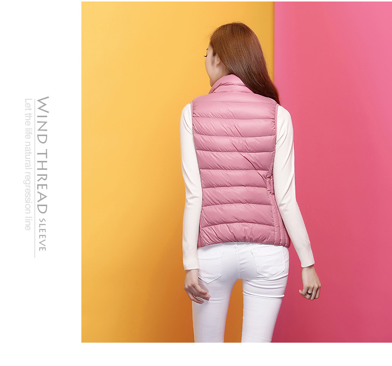 
                                        高梵 2015秋冬新款潮修身显瘦轻薄羽绒服马甲女短款时尚百搭女装外套 GM1510012A 橄榄绿 L/165                