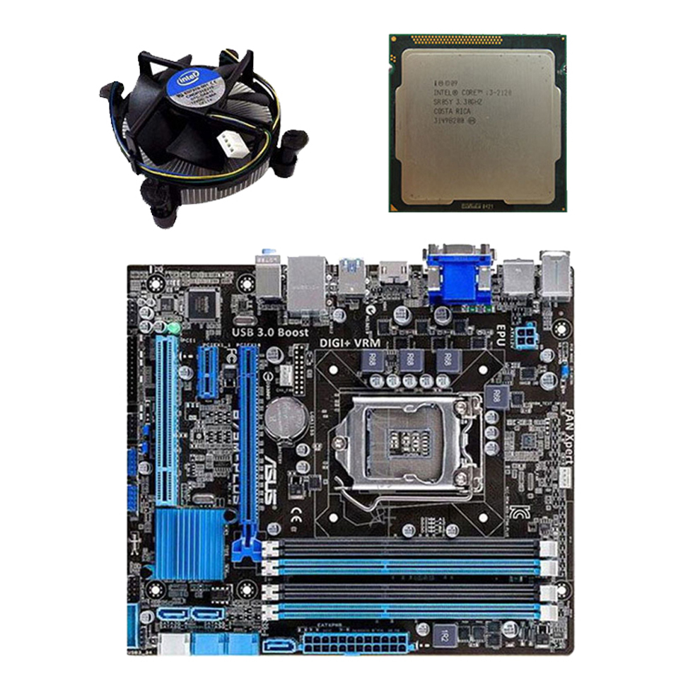 【二手9成新】asus/华硕 b75m b75m-plus主板1155针i5 3470游戏套装