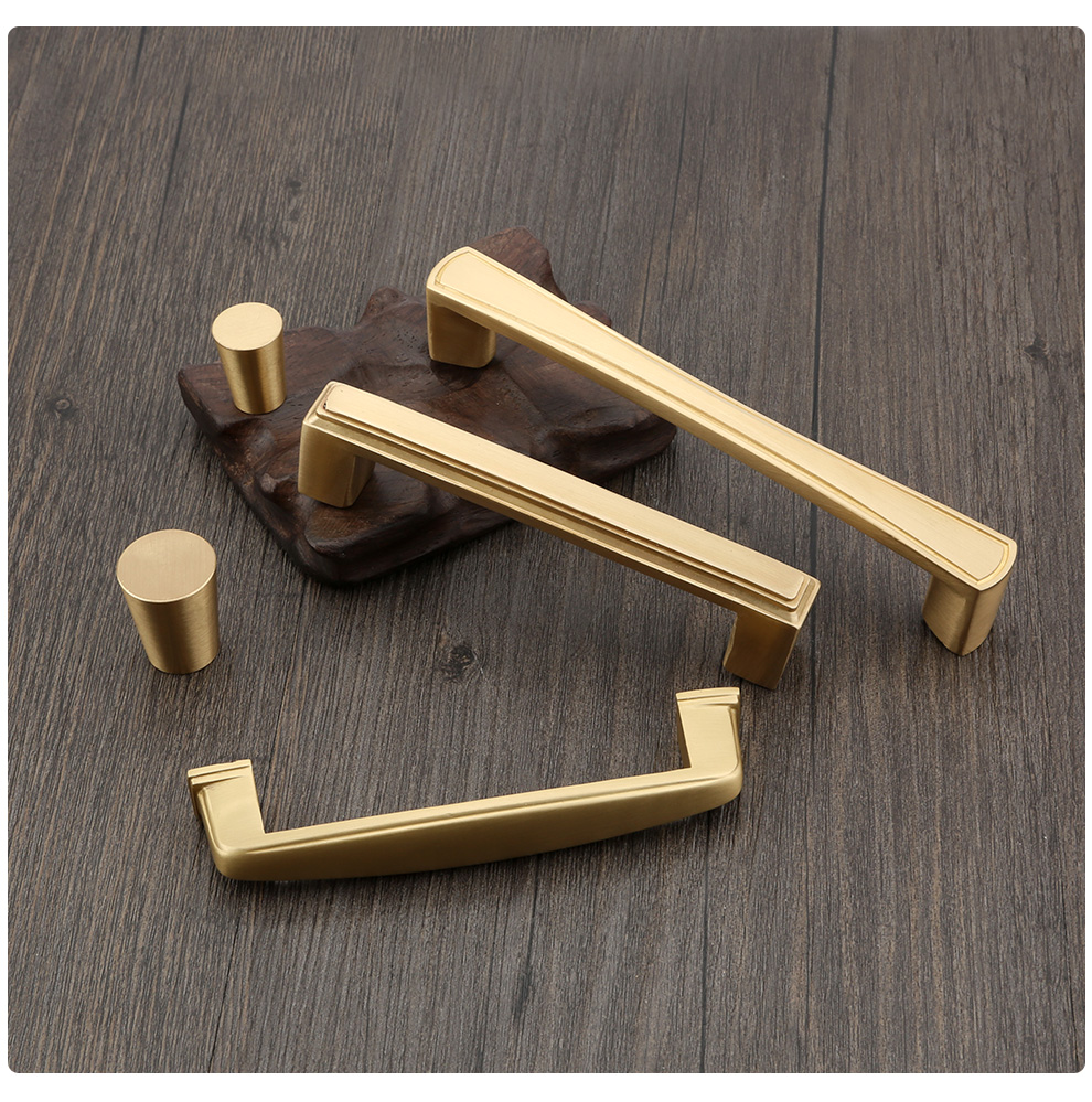 纯铜色黄铜实心拉手黑色实木衣柜橱柜拉手古铜古典红木抽屉拉手金色铜